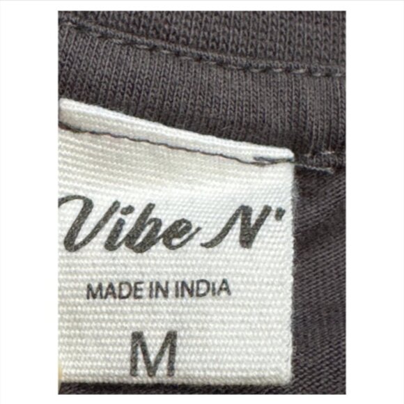 Oversized Boho Mushroom Floral  "Be Kind To The Person You Are Now" Graphic Tee - Picture 4 of 4